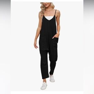 Deep Self Women's Jumpsuit, Black, Size 2XL